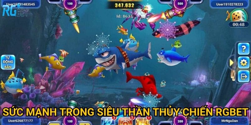 Sức mạnh trong siêu thần thủy chiến Rgbet