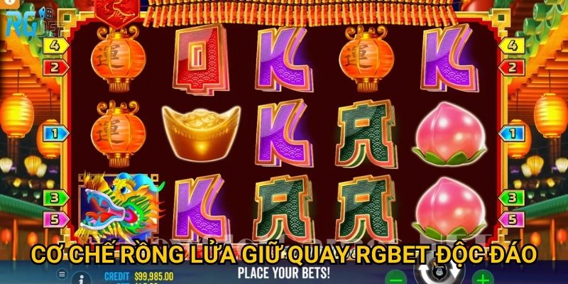 Cơ chế rồng lửa giữ quay Rgbet độc đáo